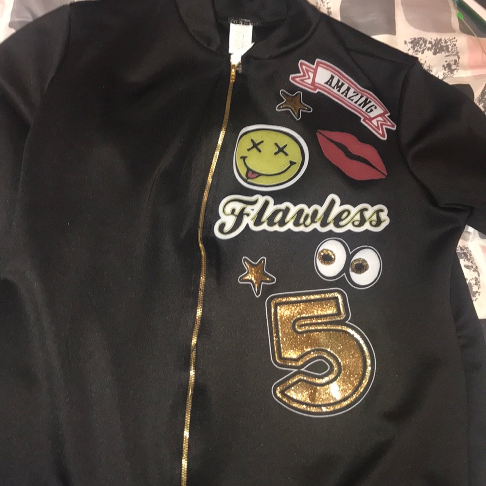Long sleeve zip up jacket